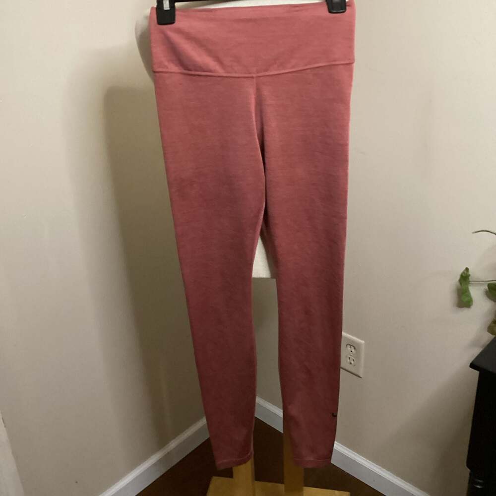 Nike Dri-FIT One Women's Mid-Rise Training Leggings Rose Heather